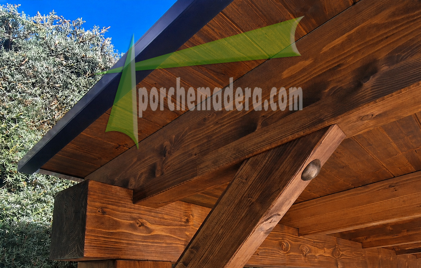 garaje de madera 