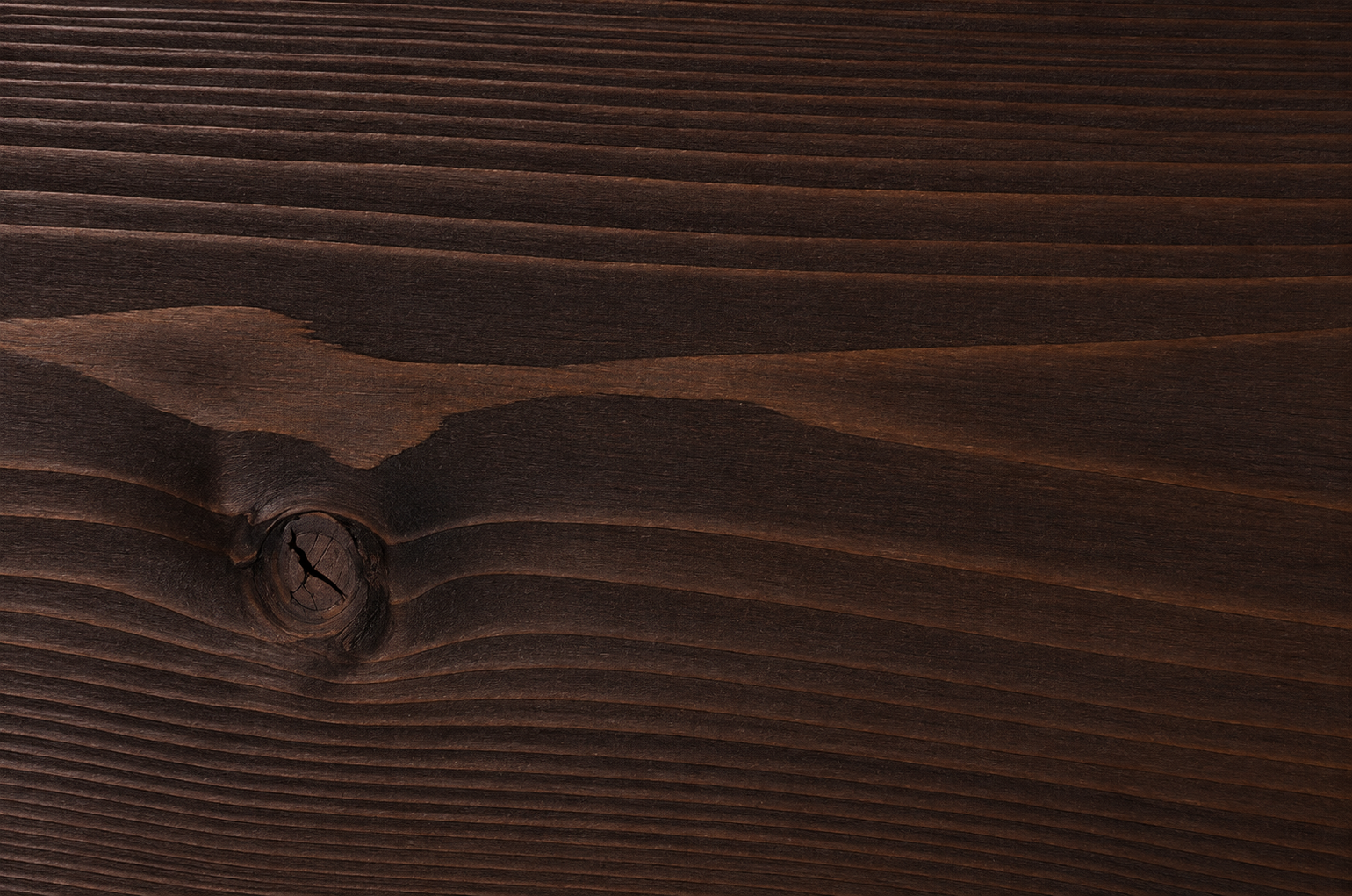 porche de madera color bronce